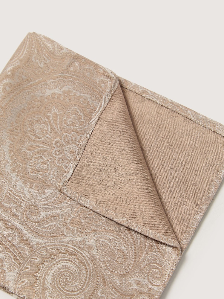 Antique Rogue Natural Paisley Handkerchief - Image 2 of 3