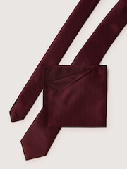 Antique Rogue Red Texture Tie - Image 3 of 4