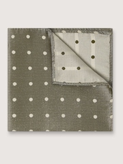 Antique Rogue Green Polka Dot Handkerchief - Image 1 of 3