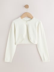 Ecru Occasion Shrug (3mths-16yrs) - Image 1 of 4