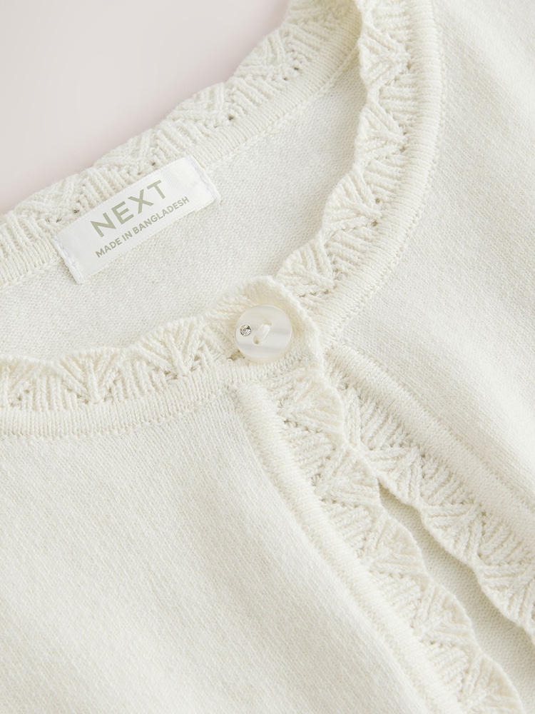 Ecru Occasion Shrug (3mths-16yrs) - Image 7 of 7