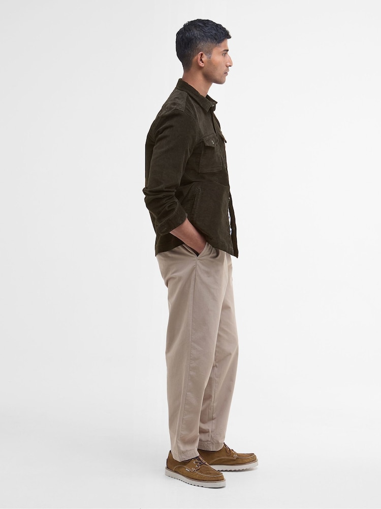 Barbour® Olive Green Regular Cord Overshirt - Image 2 of 6