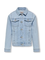 ONLY KIDS Blue Sara Denim Jacket - Image 2 of 5