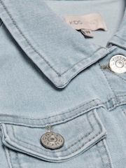 ONLY KIDS Blue Sara Denim Jacket - Image 4 of 5