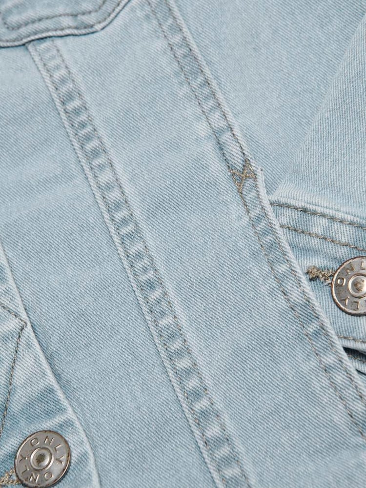 ONLY KIDS Blue Sara Denim Jacket - Image 5 of 5