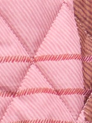 Barbour x Farm Rio Pink Ana Clara Tartan Quilt Jacket - Image 8 of 8