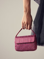 Pink Mini Sparkle Embellished Bag - Image 6 of 11