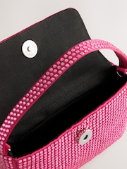 Pink Mini Sparkle Embellished Bag - Image 9 of 11