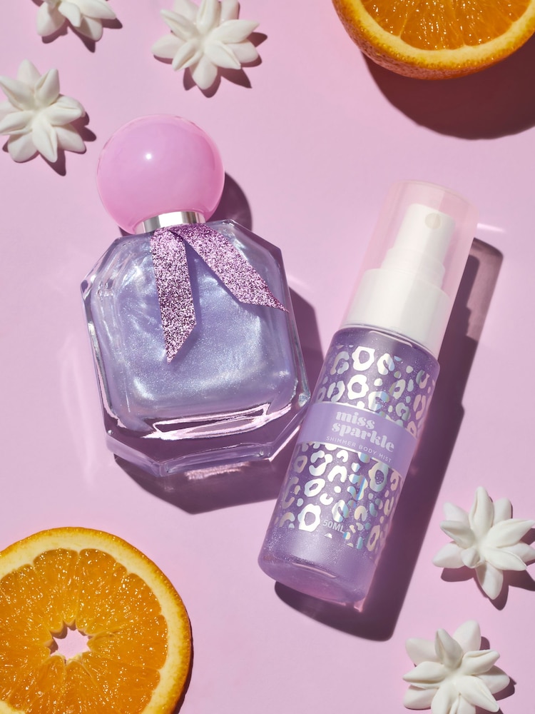 Miss Sparkle Shimmering 50ml Light Fragrance and 75ml Body Mist Set - Image 2 of 3 Miss Sparkle Shimmering 50ml Light Fragrance and 75ml Body Mist Set - Image 2 of 3
