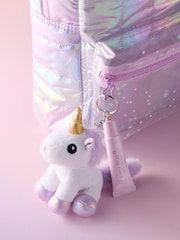 Little Miss Unicorn Plush Bag Charm Keyring and Lip Gloss - Image 1 of 4