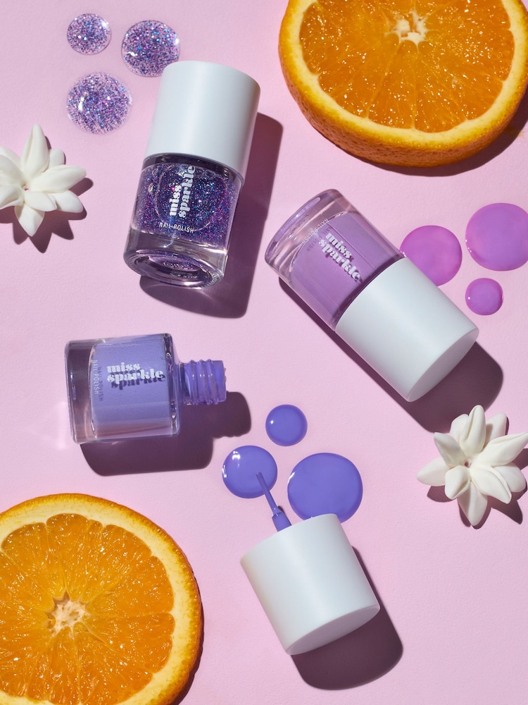 Set of 3 Miss Sparkle Water Based Nail Polishes - Image 2 of 2 Set of 3 Miss Sparkle Water Based Nail Polishes - Image 2 of 2