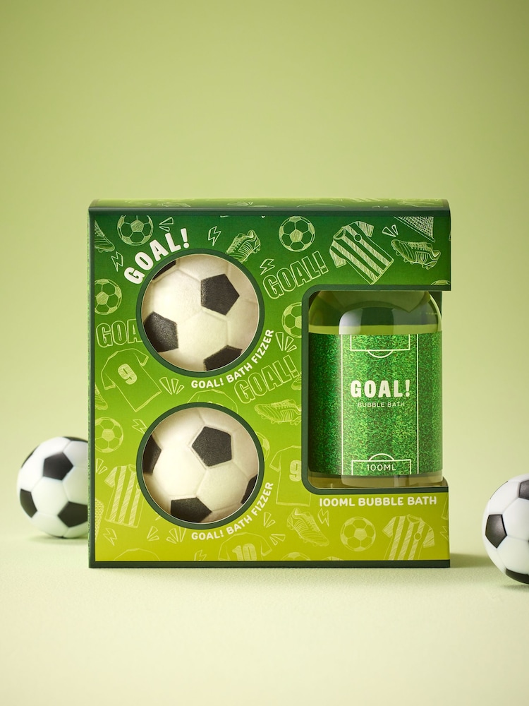 Football Bubble Bath and Bath Fizzer Gift Set - Image 1 of 3