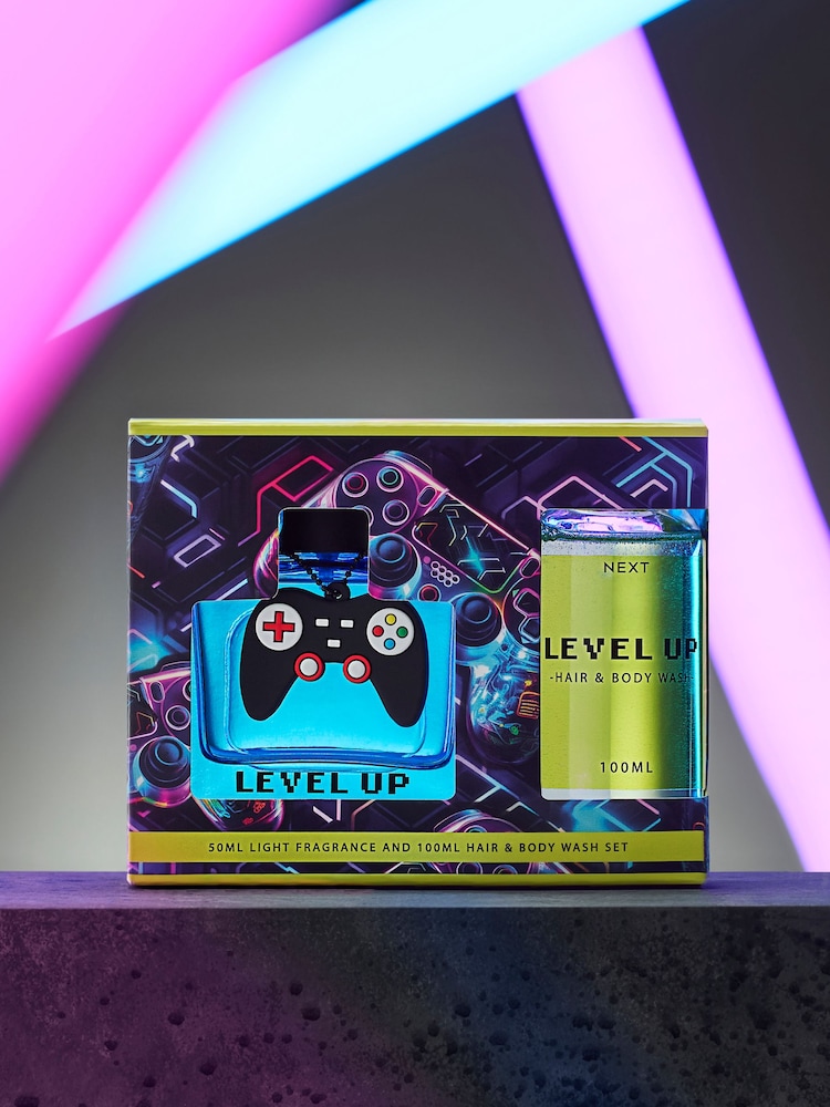 Blue Level Up Gamer 50ml Light Fragrance and Hair and Body Wash Gift Set - Image 1 of 3