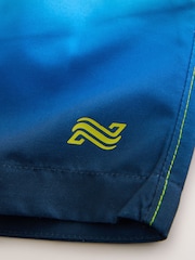 أصفر/أزرق - لون متدرج ـ شورت سباحة (3-16 سنة) - صورة 3 من 5