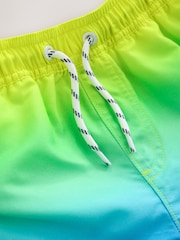 أصفر/أزرق - لون متدرج ـ شورت سباحة (3-16 سنة) - صورة 4 من 5