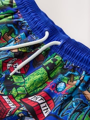 Navy Minecraft - スイムショーツ（3 ～ 16 歳） - 画像 7 / 8