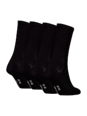 Calvin Klein Black Womens Crew Socks 4 Pack - Image 3 of 4