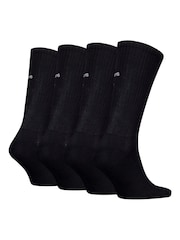 Calvin Klein Black Mens Crew Socks 4 Pack - Image 3 of 4