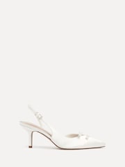 Linzi Cream Bridal Bound Courts With Double Bow Detail - Image 3 of 6