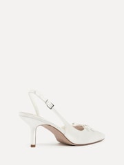 Linzi Cream Bridal Bound Courts With Double Bow Detail - Image 4 of 6