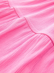 Pink Strappy Crinkle Summer Dress (3-16yrs) - Image 7 of 7
