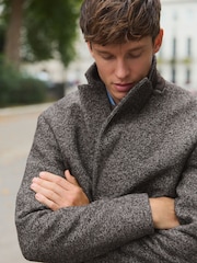 Brown Wool Blend Epsom Coat - Image 3 of 10