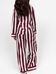 Cyberjammies Red Long Sleeve Stripe Pyjamas Set - Image 2 of 4
