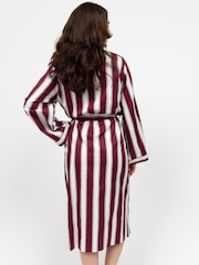 Cyberjammies Red Long Stripe Dressing Gown - Image 2 of 4