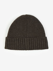 Barbour® Brown Carlton Beanie Hat - Image 2 of 4