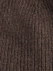 Barbour® Brown Carlton Beanie Hat - Image 4 of 4