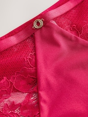 Lipsy Red Thong Lace Knickers - Image 7 of 7