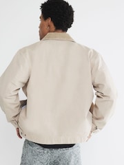 River Island Stone Washed Workwear Jacket - Image 2 of 6