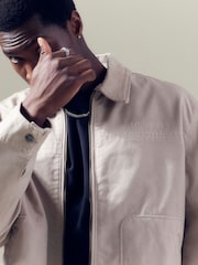 River Island Stone Washed Workwear Jacket - Image 5 of 6