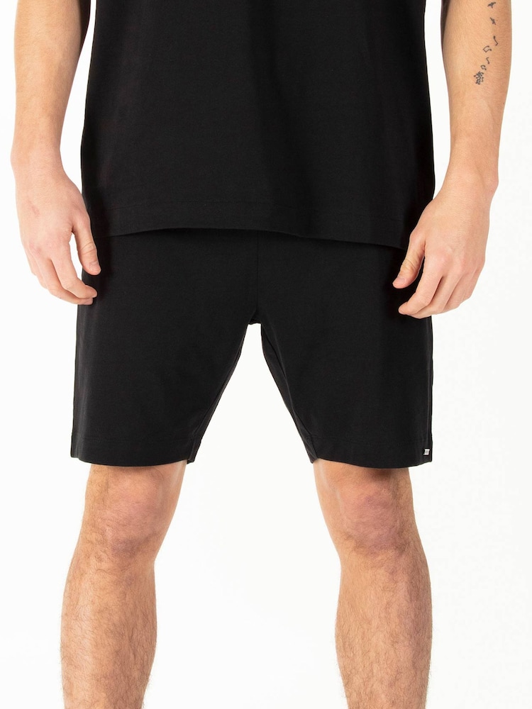 Luke 1977 Bower 100% Cotton Black Shorts - Image 1 of 8