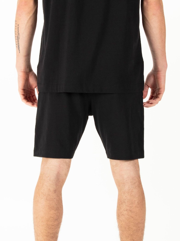 Luke 1977 Bower 100% Cotton Black Shorts - Image 2 of 8