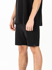 Luke 1977 Bower 100% Cotton Black Shorts - Image 3 of 8