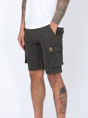 Luke 1977 Cream Club Future Rifle Cargo Shorts - Image 3 of 7