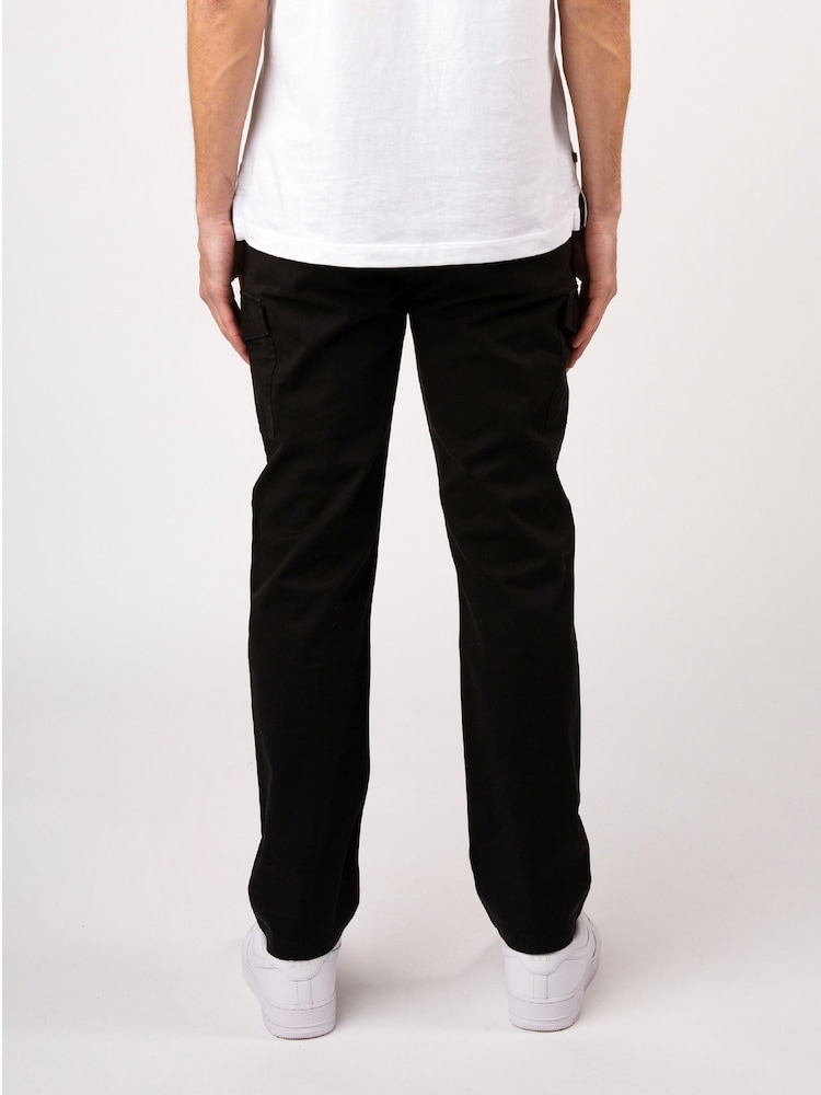Luke 1977 Future Cargo Black Trousers - Image 2 of 6