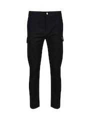 Luke 1977 Future Cargo Black Trousers - Image 4 of 6