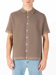Luke 1977 Blue Deck Knitted Shirt - Image 1 of 9