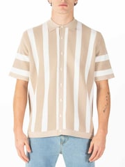 Luke 1977 Blue Deck Knitted Shirt - Image 1 of 9