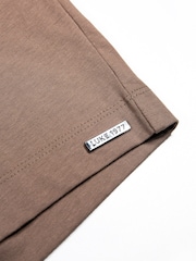 Luke 1977 Bower 100% Cotton Black Shorts - Image 8 of 8