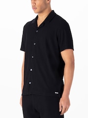 Luke 1977 Gwithian Knitted Black Shirt - Image 3 of 6