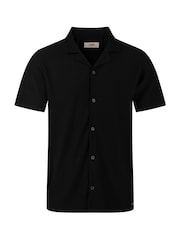 Luke 1977 Gwithian Knitted Black Shirt - Image 4 of 6