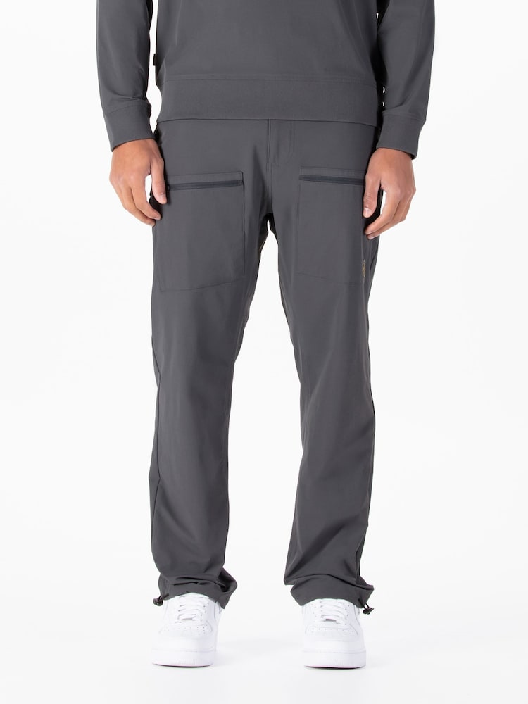 Luke 1977 Lithography Cargo Black Trousers - Image 1 of 7