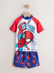 Spiderman Rash Vest and Swim Shorts Set (3mths-7yrs) - Image 5 of 8