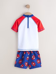 Spiderman Rash Vest and Swim Shorts Set (3mths-7yrs) - Image 6 of 8