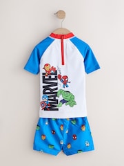 Marvel Rash Vest and Swim Shorts Set (3mths-7yrs) - Image 5 of 7