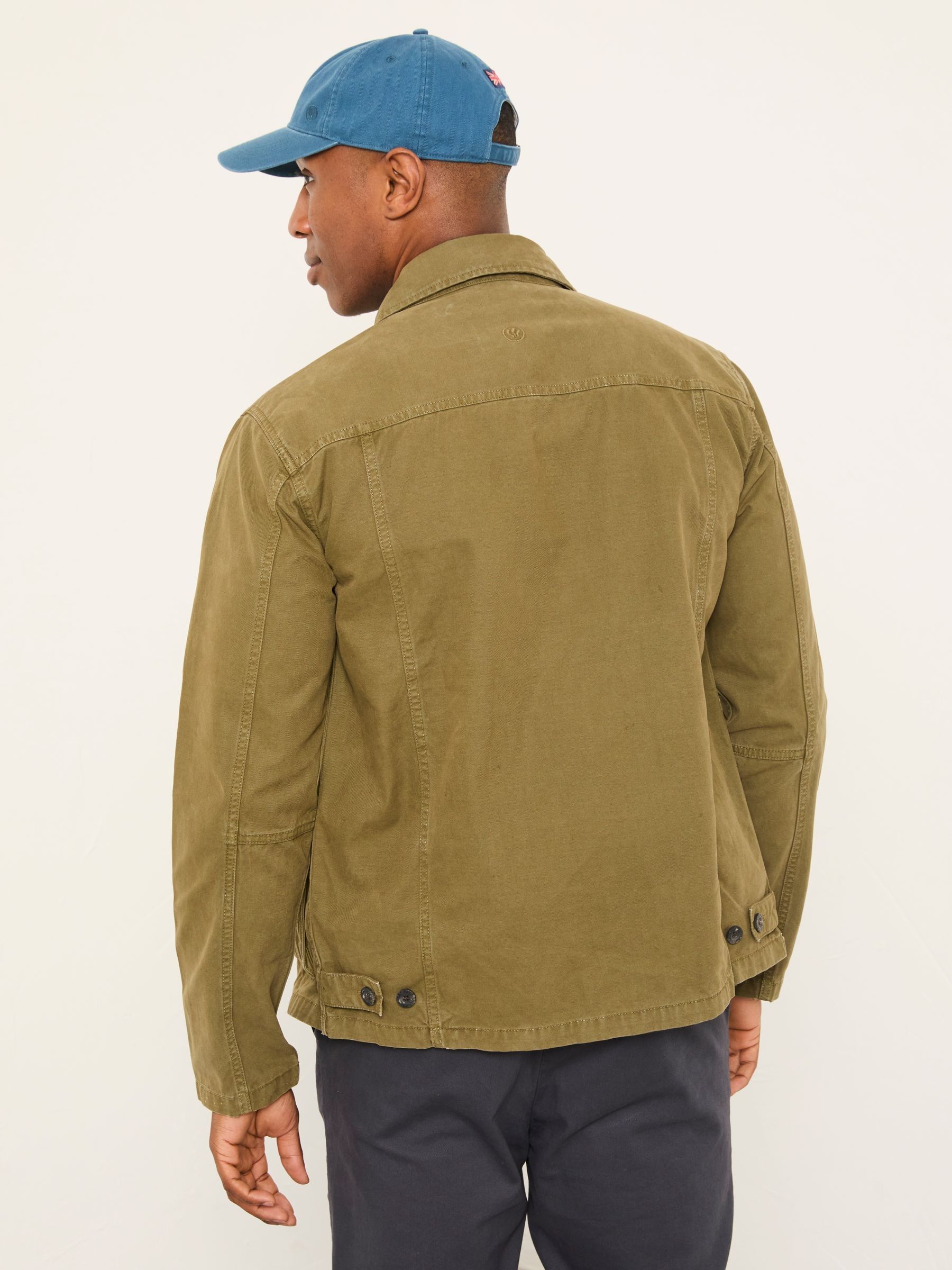 Comprar Verde cáqui - Jaqueta de algodão FatFace Garment Dye