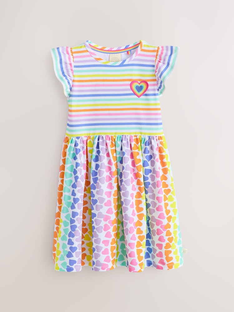 Robe Little Bird by Jools Oliver Mix Match en jersey à volants - Image 1 de 6